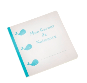 Mon Carnet De Naissance Bleu Deco Boum