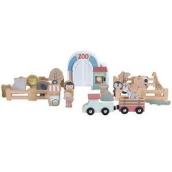 Lot de figurines en bois pour circuit Zoo - LE BALDAQUIN