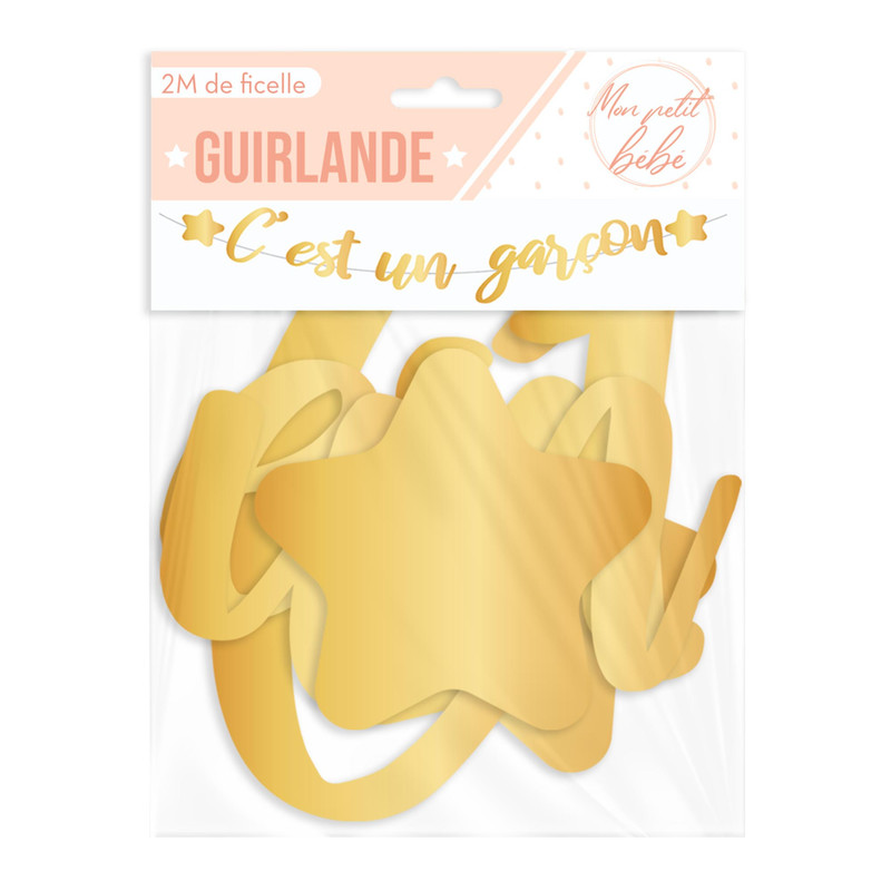 Guirlande C Est Un Garcon 2m Deco Boum