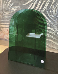 Vase en verre de chez KLEVERING vert transparent - Autres Ambiances