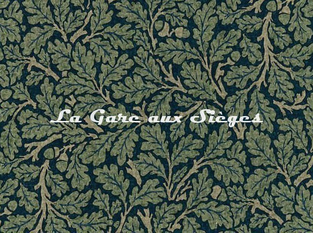 Tissu William Morris - Oak - réf: 226614 Teal/Slate ( détail ) - Voir en grand