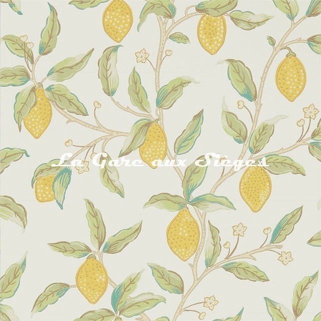 Papier peint William Morris - Lemon Tree - réf: 216672 Bay Leaf - Voir en grand