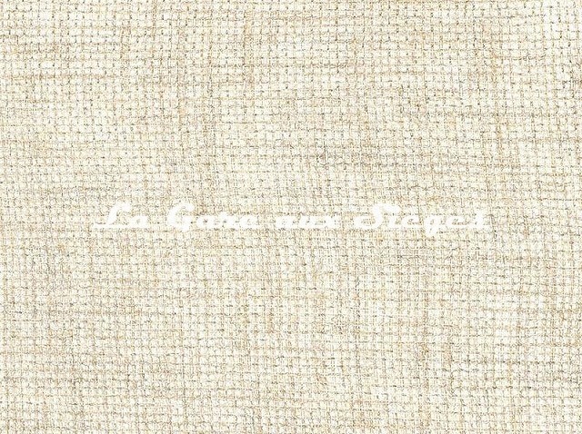Tissu Casamance - Silène - réf: 3645.0485 Blanc - Voir en grand