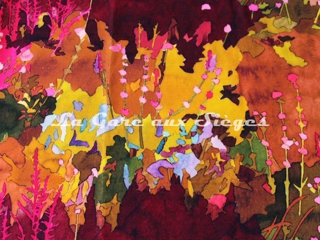 Tissu Pierre Frey - Velours Utopia - réf: F2983-001 Multicolore - Voir en grand