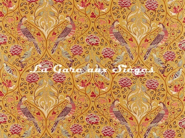 Tissu William Morris - Seasons by May - réf: 226593 Saffron - Voir en grand