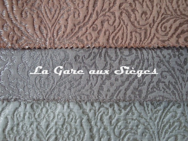 Tissu Casamance - Monture - Coloris : Nude / Silver / Blanc - Voir en grand
