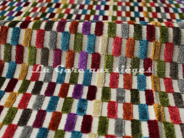 Tissu Deschemaker - Cancun - réf: 103938 - Multicolore - Voir en grand