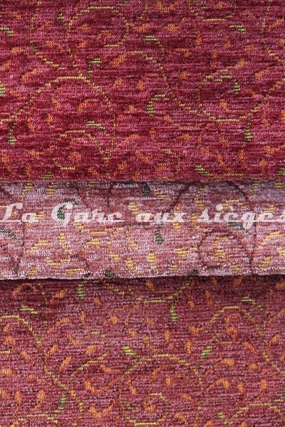 Tissu Amélie prévot - Torcy - réf: 16103 - Coloris: 92 Rose - 93 Vieux rose - 26 Brique - Voir en grand
