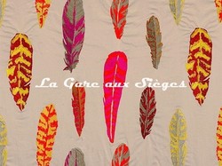Tissu CASAMANCE - Feathers - La Gare aux Sièges