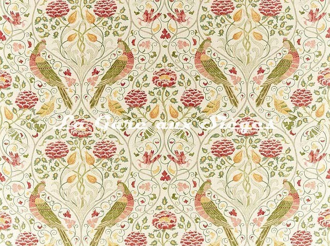 Tissu William Morris - Seasons by May - réf: 226592 Linen - Voir en grand