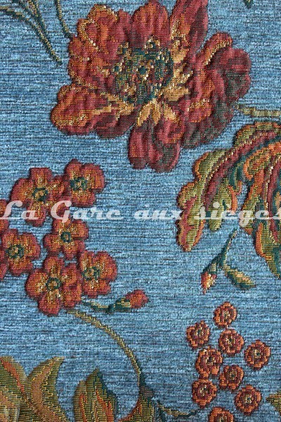 Tisu Amélie Prévot - Santigny - réf: 16124 - Coloris: 10 Bleu - Voir en grand