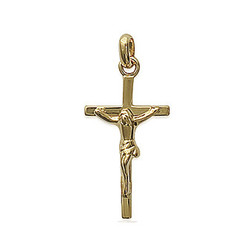 Croix christ plaqué or - Bijouterie Horlogerie Lechine