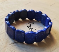 Bracelet Plaque Lapis-Lazuli - Dom'Energie