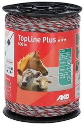 FIL DE CLTURE TOP LINE PLUS BLANC/ROUGE - 400M - SARL Equilibre - Nutrition Animale