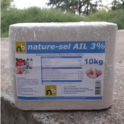 Sel  l'Ail 3% - SARL Equilibre - Nutrition Animale