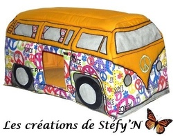 Cabane VAN COMBI (personnalisable) - Crations de Stfy'N