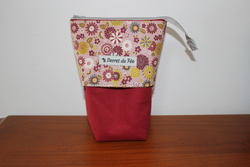 Trousse pot  crayon fleurs sches  - Secret de Fe