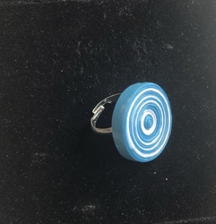 Bague rglable turquoise LOL I POP 108 - Re-Cration