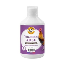 VITAMINES AD3E 500ML - SARL Equilibre - Nutrition Animale