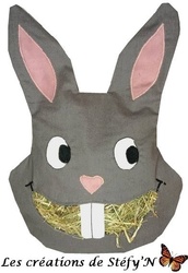 Sac  foin LAPIN (34-24 x 25 cm) - Crations de Stfy'N