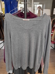 Pull gris camaeux  - La Friperie De Sandra