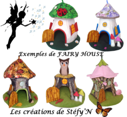 MAISONNETTE FAIRY HOUSE (personnalisable) - Crations de Stfy'N