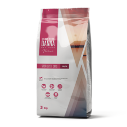 DANNA CHAT STERILISE SANS CEREALES - 3 KGS - SARL Equilibre - Nutrition Animale