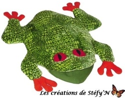 Poche GRENOUILLE (personnalisable) - Crations de Stfy'N