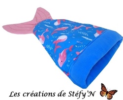 Poche QUEUE DE POISSON (personnalisable) - Crations de Stfy'N