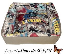 Couffin carr EXTREME 35 x 35 cm - Crations de Stfy'N