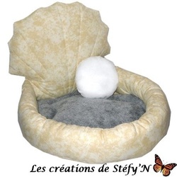 Couffin COQUILLAGE (personnalisable) - Crations de Stfy'N
