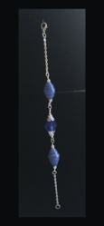 Bracelet bleu p'tits papiers 055 - Re-Cration