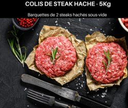 Colis de steak hach - 5kg - GAEC du Cagire