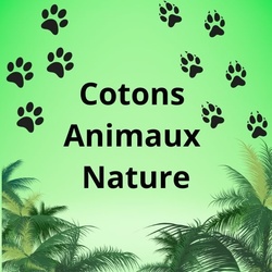 Coton Animaux Nature - Crations de Stfy'N