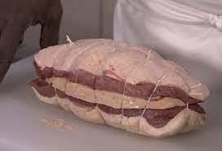 roti de magret au foie gras  - La Ferme du Toumeou