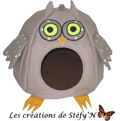 Dme HIBOU (diamtre 30 cm) - Crations de Stfy'N