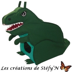 Cabane T-REX tyrannosaure (personnalisable) - Crations de Stfy'N