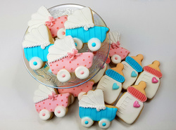 Cookies naissance - bb    prix par cookie - Lady Liberty Cookies