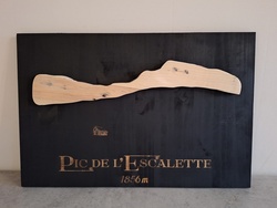 Cadre relief - Pic d'Escalette - 60x40 cm - CiJi Cra'31
