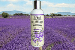 gel douche  l'huile essentielle de lavande - La Caverne de Lolo