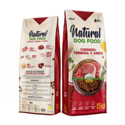NATURAL DOG AGNEAU/BOEUF - 15 KGS  - SARL Equilibre - Nutrition Animale