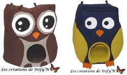 Cabane HIBOU (personnalisable) - Crations de Stfy'N