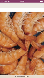 crevettes (belles) cuites ou crues - Aux Saveurs charentaises