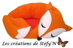 Couffin RENARD ENDORMI (sur demande) - Crations de Stfy'N