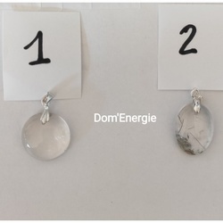 Pendentif Cristal de Roche - Dom'Energie