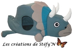 Cabane TRICERATOPS (personnalisable) - Crations de Stfy'N