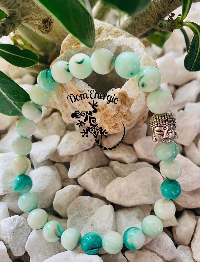 3 bracelets jonc en nacre turquoise et laiton vintag – Luckyfind