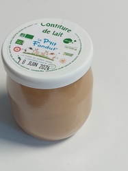 Confiture de lait - Le P'tit Fondut" Ferme St Mdard - Association Amicale Aulonaise - Le petit march d'Aulon