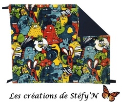 Hamac MONSTRE 40 x 50 cm - Crations de Stfy'N