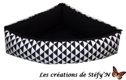 Couffin d'angle (personnalisable) - Crations de Stfy'N